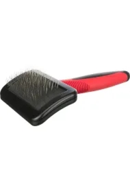 Miękka szczotka, plastikowe/metalowe włosie, 9 x 16 cm