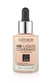 HD Liquid Coverage Foundation 24H matujący podkład do twarzy 010 Light Beige