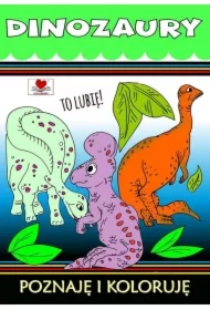 Dinozaury. Poznaje i koloruję