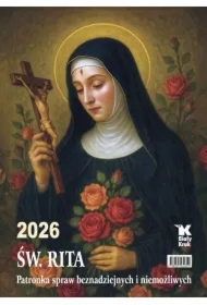 Kalendarz ścienny 2026 Św. Rita