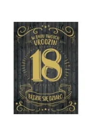 Karnet B6 Urodziny 18 PR-102