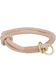 Soft Rope, obroża zaciskowa, dla psa, różowa/jasnoróżowa, nylon, S&ndash;M: 40 cm/o 10 mm