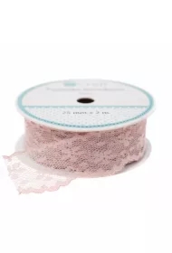 Wstążka dekoracyjna różowa