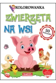 Kolorowanka Zwierzęta na wsi