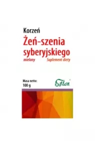 Korzeń Żeń-szenia syberyjskiego mielony Suplement diety