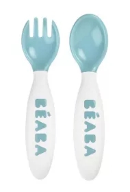 Sztućce plastikowe w etui blue