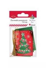 Karnety prezentowe Boże Narodzenie 50x70mm 8 szt