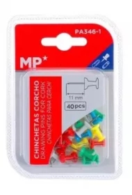 Pinezki tablicowe kolorowe 11mm