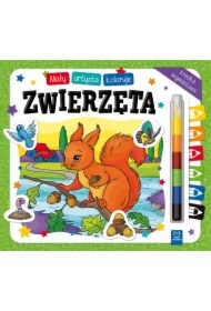 Mały artysta koloruje. Zwierzęta
