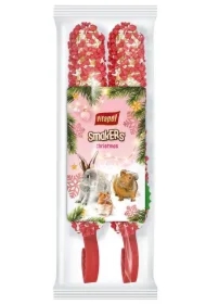 Smakers okazjonalny świąteczny dla gryzoni i królika różowy