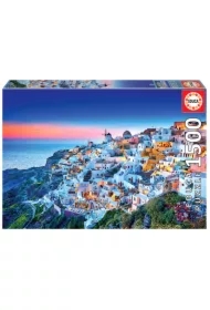 Puzzle 1500 el. Santorini, Grecja