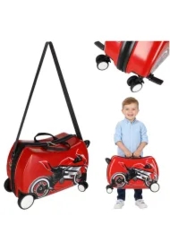 Walizka podróżna dla dzieci na kółkach bagaż podręczny motor