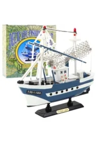 Model kolekcjonerski Statek Flying Lady niebieski