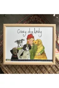 Podstawka pod laptopa LP18 Crazy Dog Lady Psiara