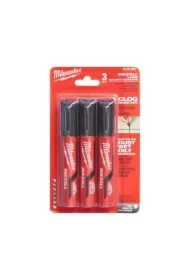 Marker l czarny - opakowanie 3 szt. na blistrze