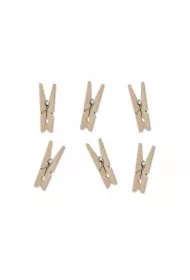 Klamerki drewniane naturalne drewno