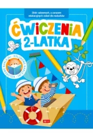 Ćwiczenia 2-latka z naklejkami