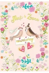 Karnet A5 Ślub Pan i Pani Słowikowa