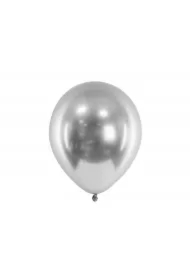 Balony Glossy srebrne
