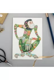 Karnet Małpa A084 B6 + koperta