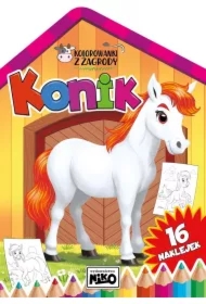 Kolorowanki z zagrody. Konik