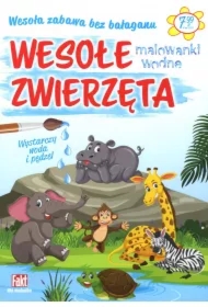 Wesołe zwierzęta. Malowanki wodne