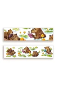 Zakładka kartonowa - Kapibary książkowe