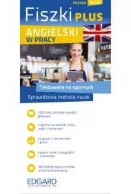 Okładka: Fiszki Plus - Angielski w pracy (poziom A2-B1)
