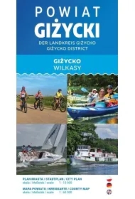 Mapa turystyczna - Giżycko/Powiat Giżycki