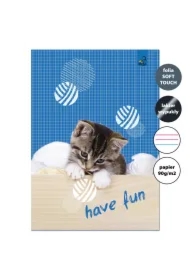 Zeszyt A4 Kot i piłki