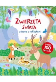 Zabawa z naklejkami. Zwierzęta świata