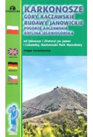 Mapa tur. Karkonosze Góry Kaczawskie 1:50 00