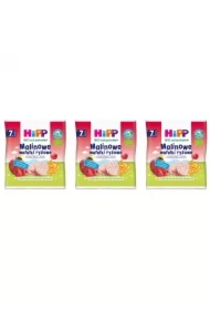 Malinowe wafelki ryżowe od 7. miesiąca  zestaw