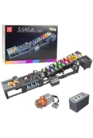  Klocki konstrukcyjne Tor na kulki z silnikiem