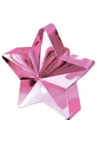 Ciężarek do balonów foliowych różowy