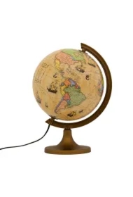 Globus trasami odkrywców podświetlany 25cm UA