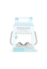 Słoik sensoryczny do napełnienia wodą, kolor szary