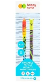 Wkłady wymazywalne niebieskie 0,6mm 3 szt