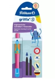 Pióro kulkowe Griffix Lovely Pink dla leworęcznych