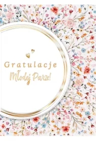 Karnet B6 Ślub Kwiatowa