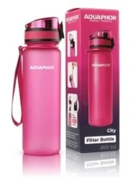 Butelka filtrująca City Różowa