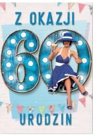 Kartka okolicznościowa Urodziny 60