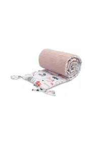 Ochraniacz do łóżeczka Wafel liski różowy