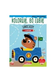 Koloruję bo lubię Samochody + naklejki