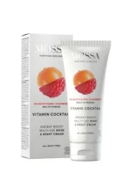 Multiwitaminowa maska & krem na noc ujędrniająco-odżywcza z Rokitnikiem i Maliną