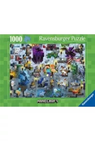 Puzzle 1000 el. Challenge. Minecraft