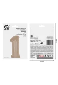 Balon foliowy Smart cyfra 1 matowa latte 92cm