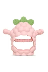 Gryzak silikonowy Razberry Grip, różowy