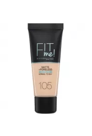 Fit Me Matte & Poreless Foundation matujący podkład do twarzy 105 Natural Ivory