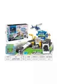 Parking Policyjny + auta metalowe + mata